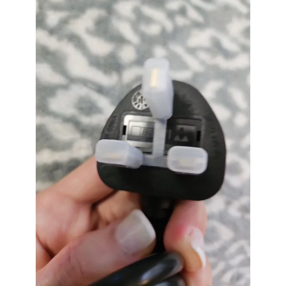 Linetek Kettle Lead Power Cable 3 Pin UK Plug For PC Monitor TV 3 Ft Cord